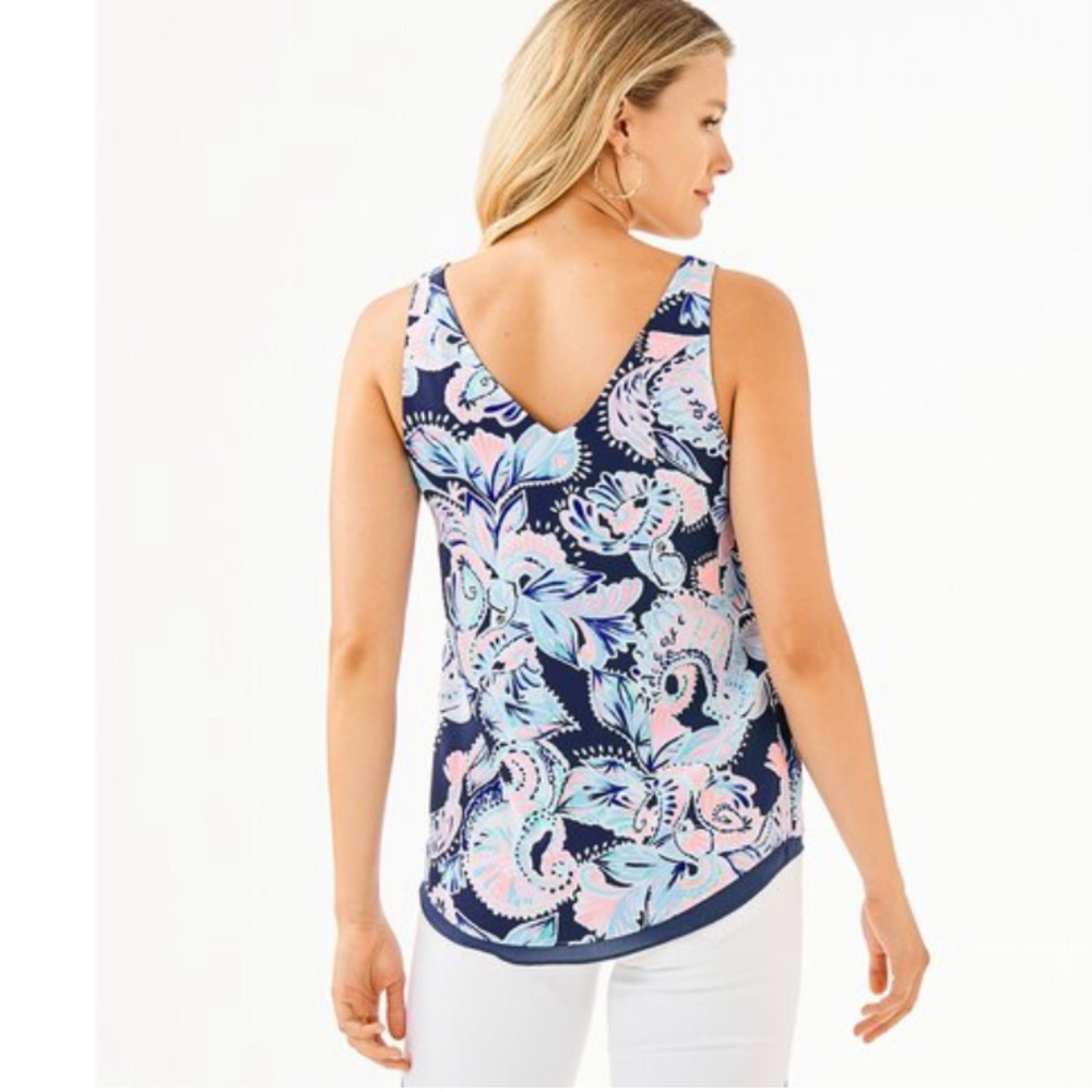 Lilly Pulitzer Florin Reversible Tank Top - Picture 6 of 7